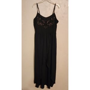 💕5 For $20 Forever 21 Black Long Lace Dress Size S